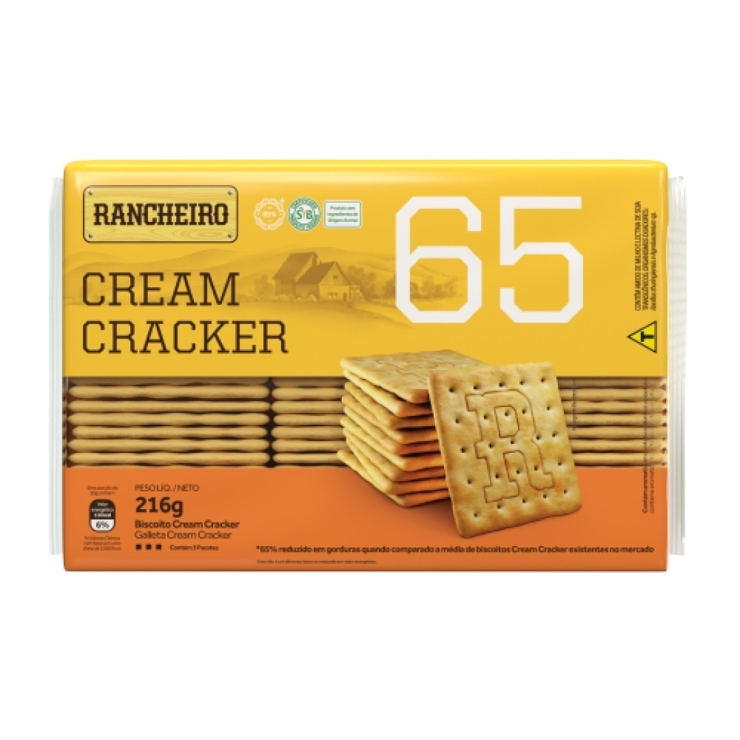 Detalhes do produto Bisc Cream Cracker 216Gr Rancheiro .
