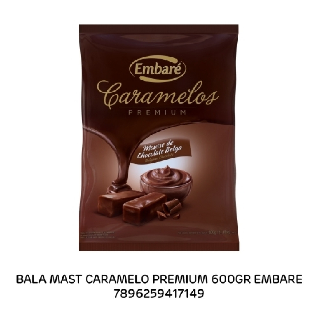 Detalhes do produto Bala Mast Caramelo Premium 600Gr Embare Mousse Choc