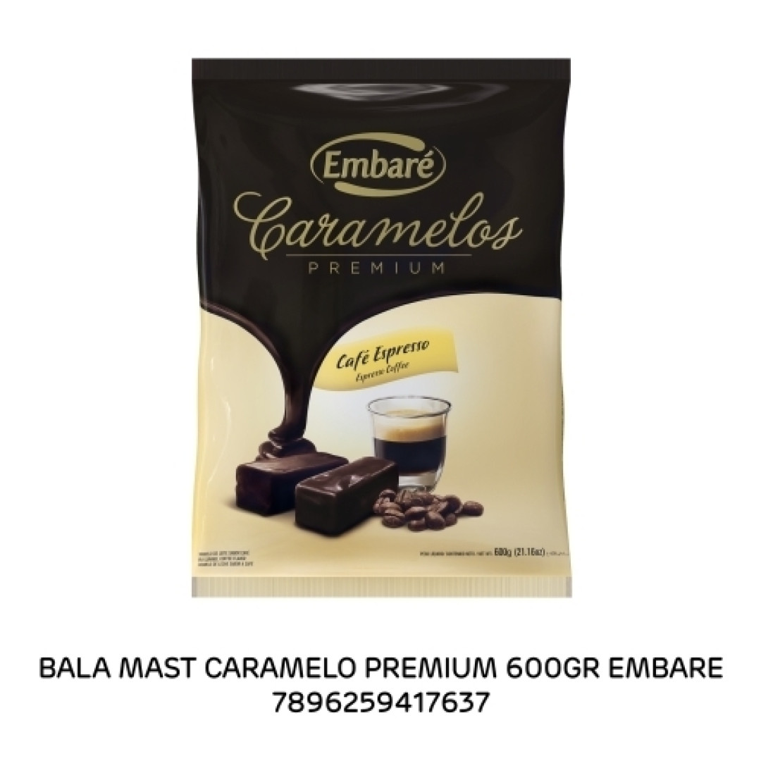 Detalhes do produto Bala Mast Caramelo Premium 600Gr Embare Cafe Espresso