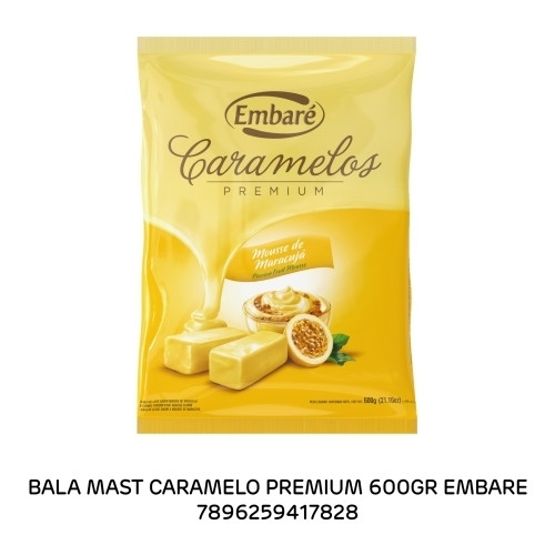 Detalhes do produto Bala Mast Caramelo Premium 600Gr Embare Mousse Maracuja