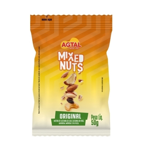 Detalhes do produto Mixed Nuts 50Gr Agtal Original