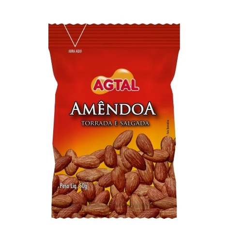 Detalhes do produto Amendoa 50Gr Agtal Torrado.salgado