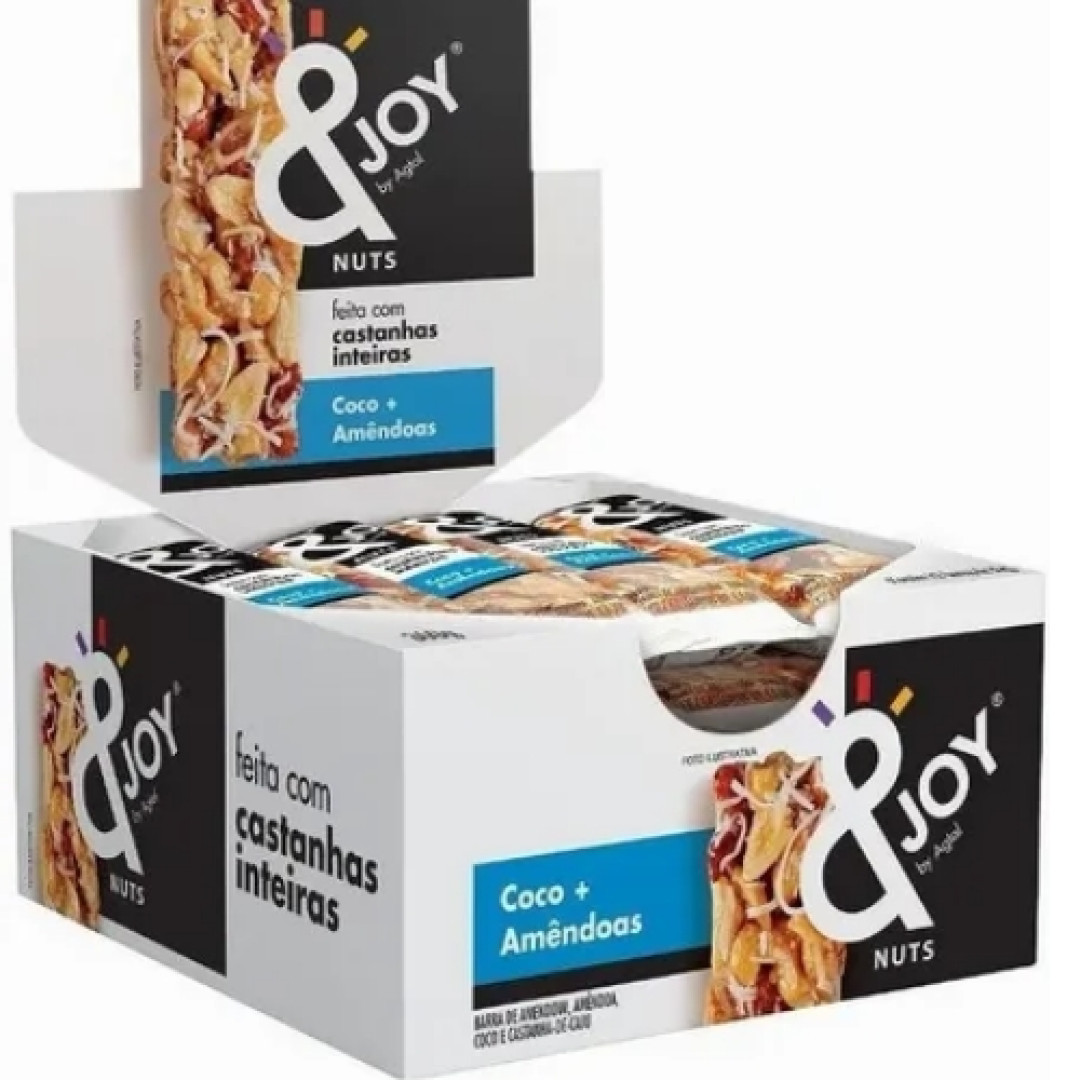Detalhes do produto Barra Grao Joy Mixed Nuts 12X30Gr Agtal Coco.amendoas
