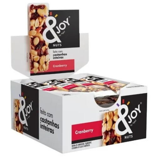 Detalhes do produto Barra Grao Joy Mixed Nuts 12X30Gr Agtal Cranberry