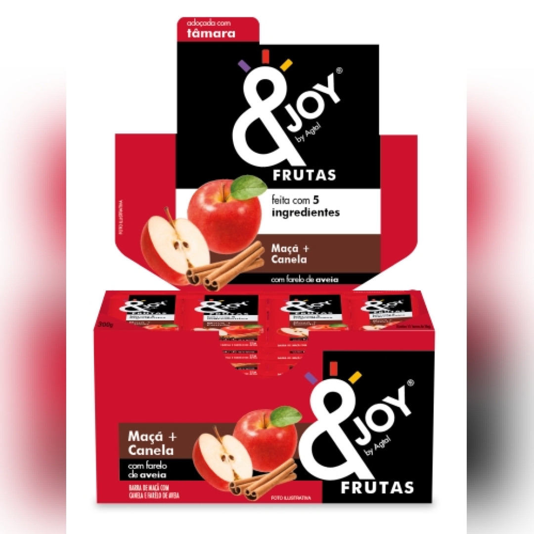 Detalhes do produto Barra Joy Frutas 12X25Gr Agtal Maca.canela