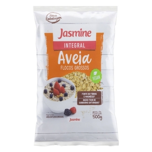 Detalhes do produto Flocos Grossos Aveia Integ 400Gr Jasmine .