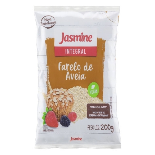 Detalhes do produto Farelo Aveia Integ 200Gr Jasmine .