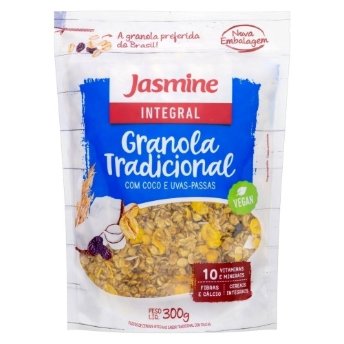 Detalhes do produto Granola Integral 300Gr Jasmine  Tradicional