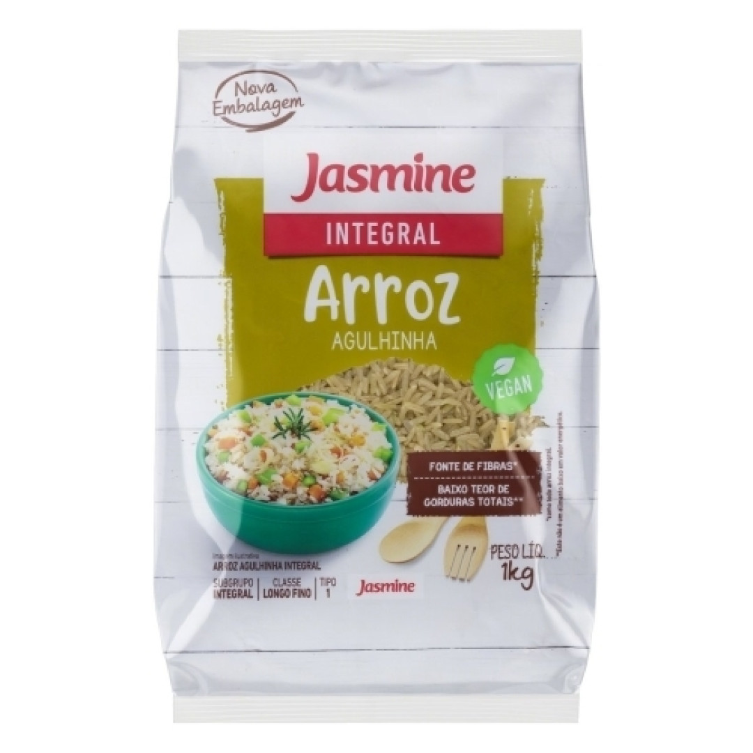 Detalhes do produto Arroz Agulhinha 1Kg Jasmine  Integral