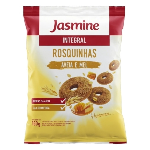 Detalhes do produto Rosquinha Integral 150Gr Jasmine Aveia.mel