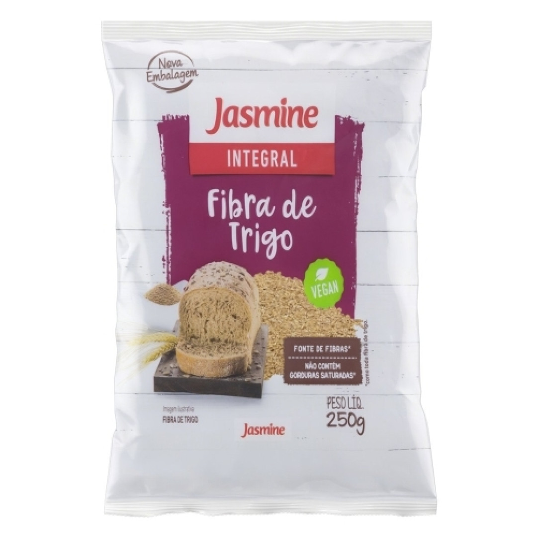 Detalhes do produto Fibra De Trigo Integral 250Gr Jasmine  .