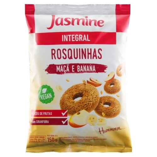 Detalhes do produto Rosquinha Integral 150Gr Jasmine Maca.banana
