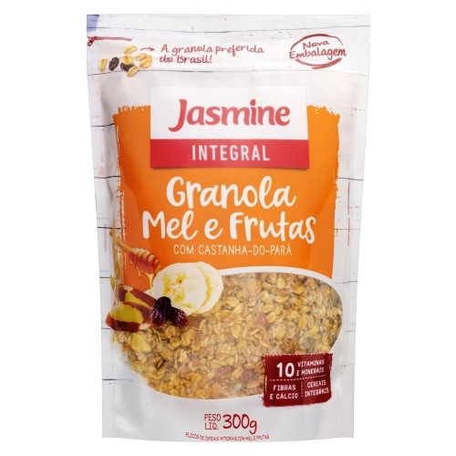 Detalhes do produto Granola Integral 300Gr Jasmine  Frutas.mel
