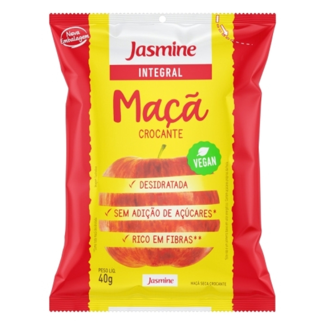 Detalhes do produto Maca Crocante Desidratada 40Gr Jasmine .