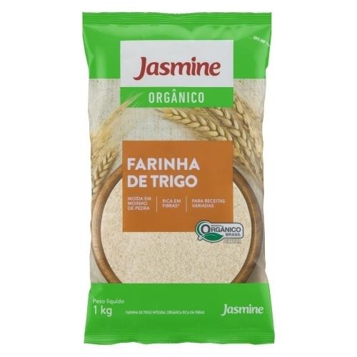Detalhes do produto Farinha De Trigo Organ 1Kg Jasmine  .