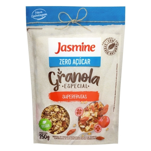 Detalhes do produto Granola Zero Acucar 250Gr Jasmine Frutas