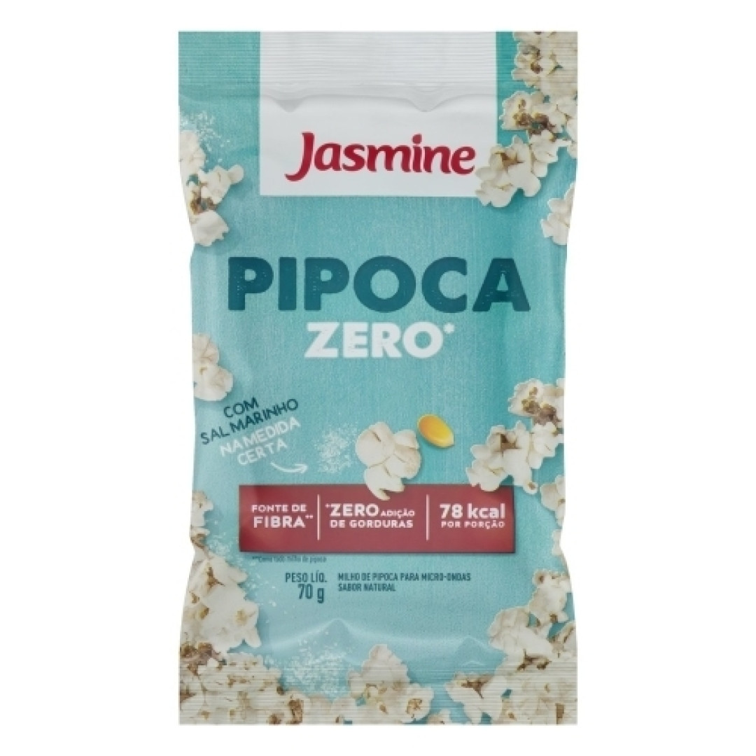 Detalhes do produto Pipoca Integral Zero 70Gr Jasmine  Natural