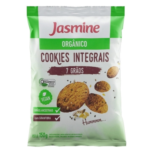 Detalhes do produto Bisc Cookies Organico 150Gr Jasmine  7 Graos