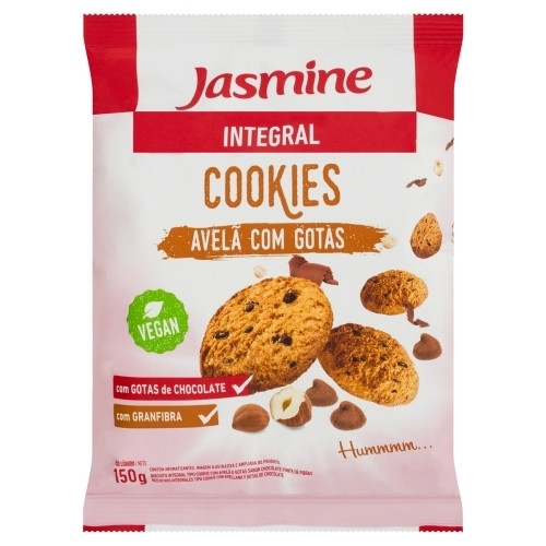Detalhes do produto Bisc Cookies Integral 120Gr Jasmine  Avela.chocolate