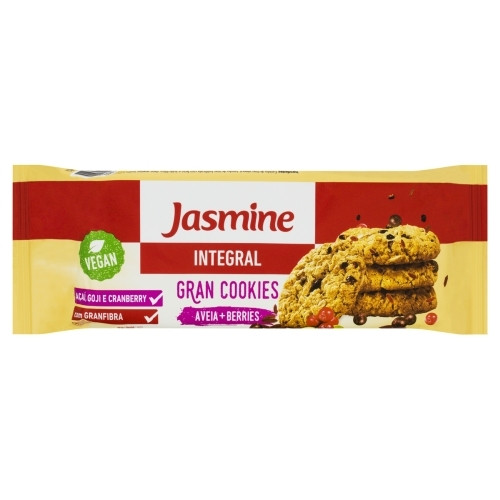 Detalhes do produto Bisc Cookies Integral 120Gr Jasmine Aveia.berries