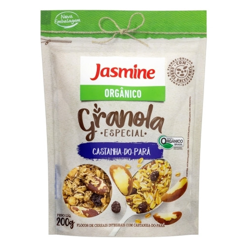Detalhes do produto Granola Organica 200Gr Jasmine  Castanha Para