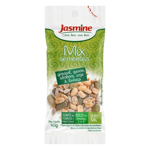 Detalhes do produto Mix Sementes 40Gr Jasmine  Gergelim.quinoa
