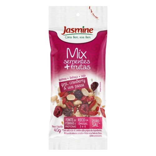 Detalhes do produto Mix Sementes 40Gr Jasmine  Frutas