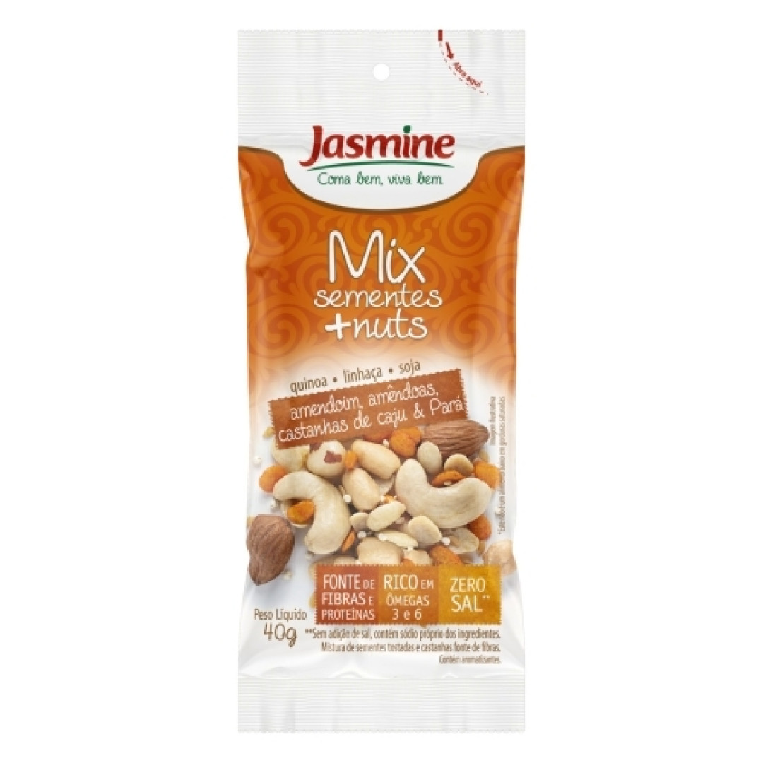 Detalhes do produto Mix Sementes 40Gr Jasmine  Nuts