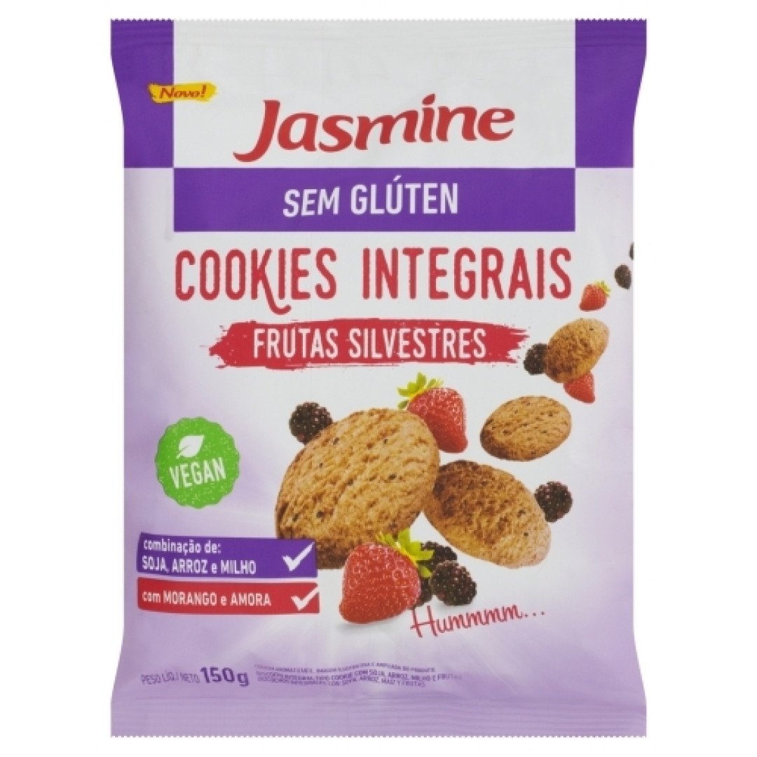 Detalhes do produto Bisc Cookies S Gluten 150Gr Jasmine  Frutas Silvestr
