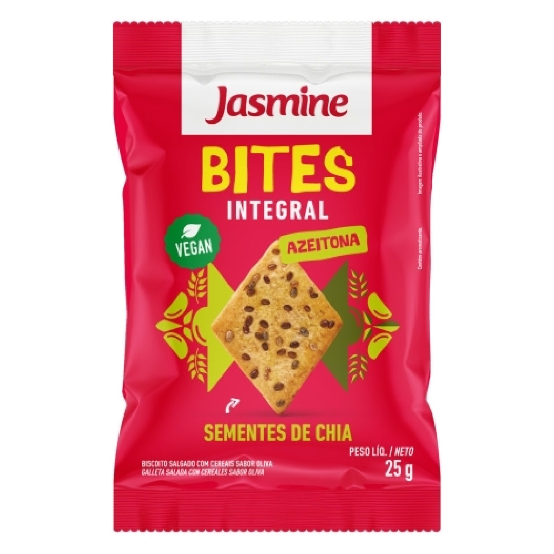 Detalhes do produto Bisc Bites Integral 25Gr Jasmine Azeitona