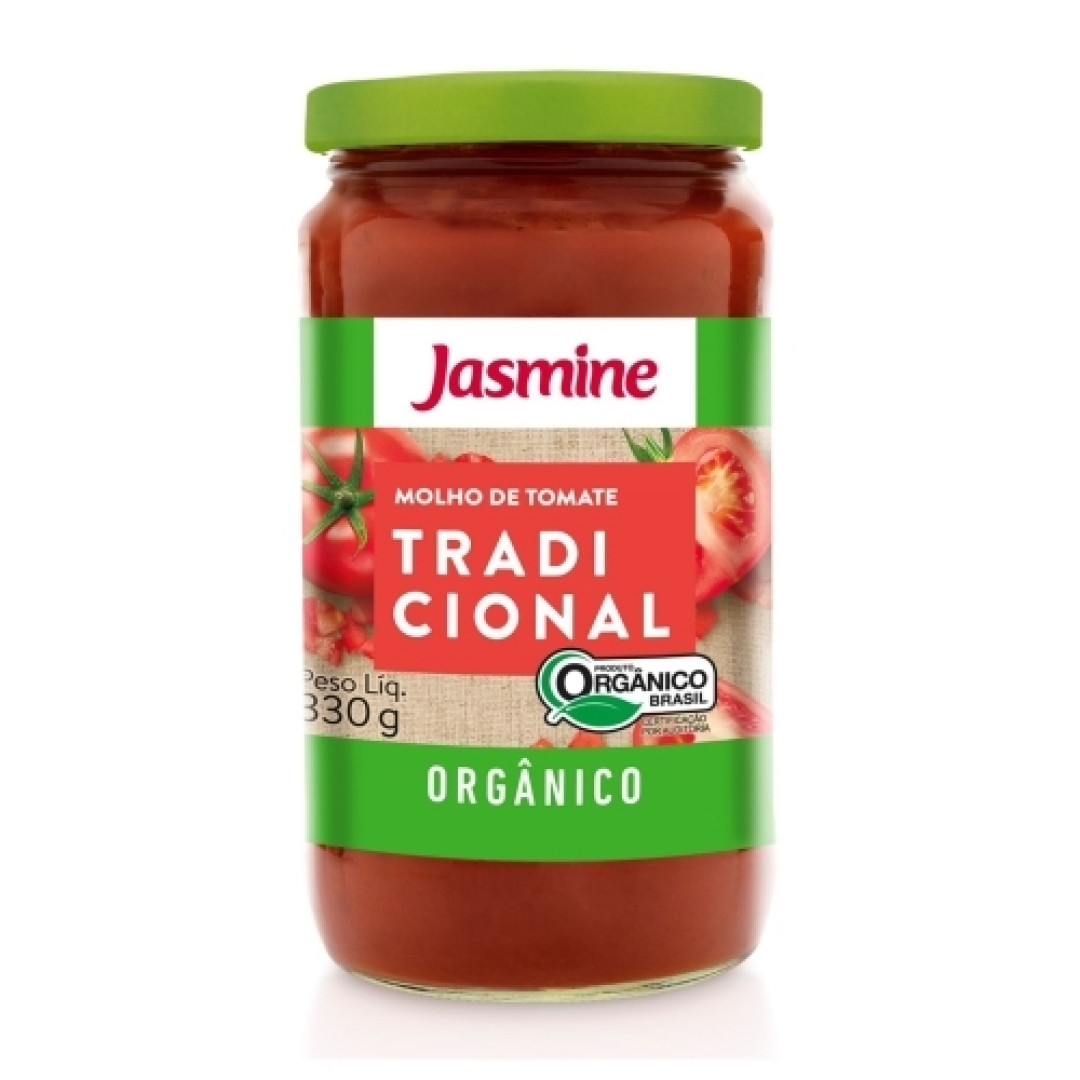 Detalhes do produto Molho Tomate Organ 330Gr Jasmine Tradicional