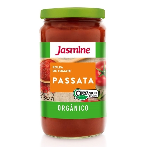 Detalhes do produto Molho Tomate Passata Organ 330Gr Jasmine .