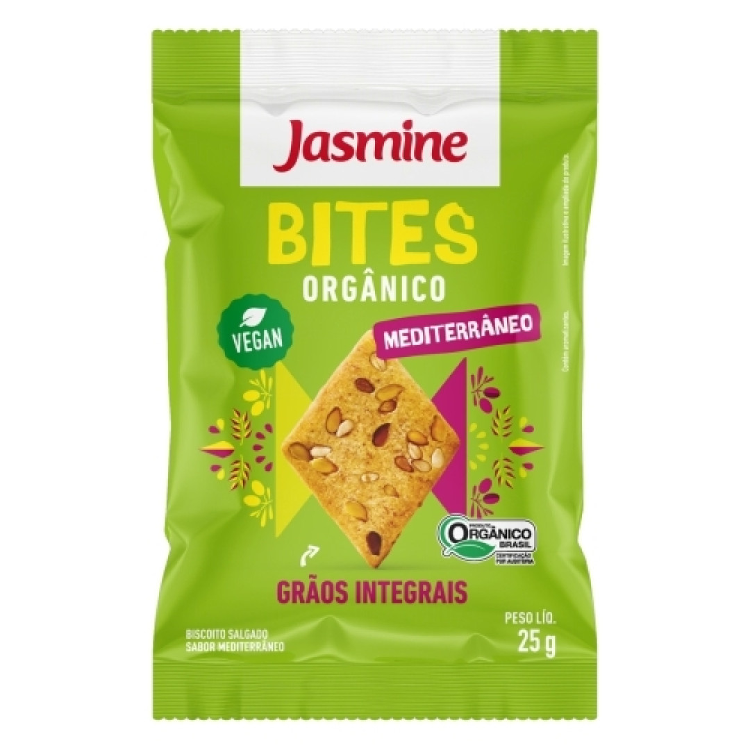 Detalhes do produto Bisc Bites Organico 25Gr Jasmine Mediterraneo