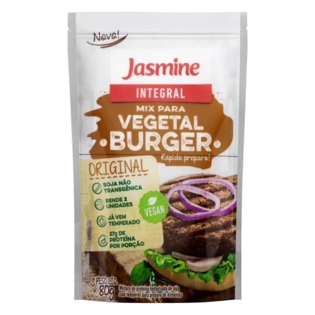 Detalhes do produto Mix Para Vegetal Burger 80Gr Jasmine  Original