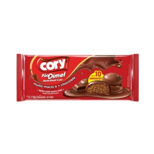 Detalhes do produto Pao Mel Bj Dimel 110Gr Cory Chocolate
