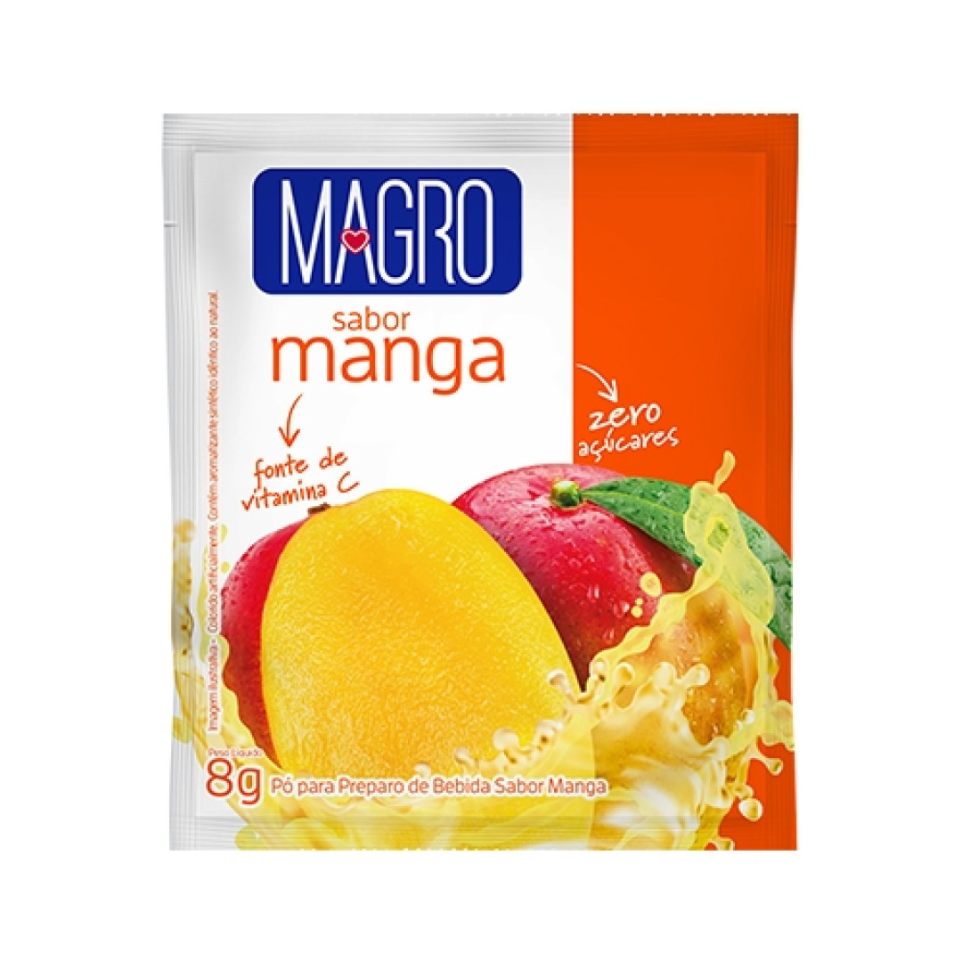 Detalhes do produto Refrc Po Magro Zero 8Gr Lowcucar Manga