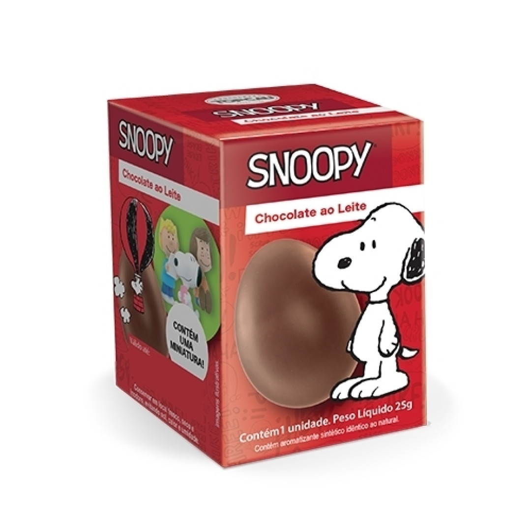 Detalhes do produto Choc Ovinho Snoopy 25G Top Cau Ao Leite