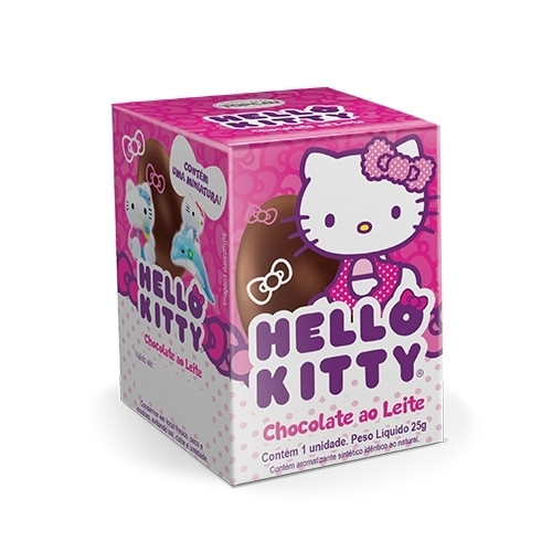 Detalhes do produto Choc Ovinho Hello Kitty 25G Top Cau Ao Leite