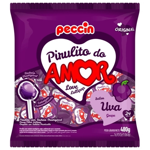 Detalhes do produto Pirl Amor Pc 24Un Peccin Uva