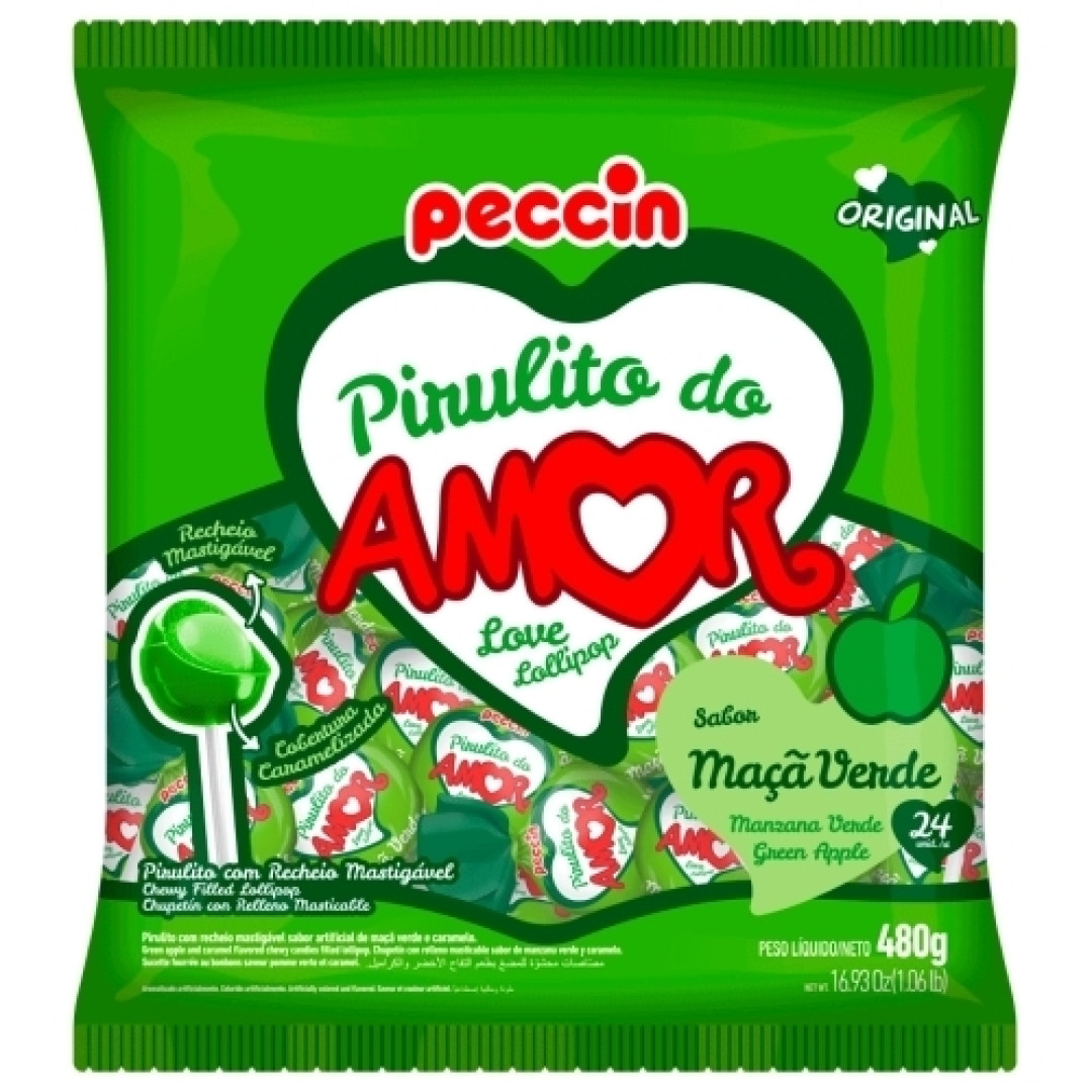 Detalhes do produto Pirl Amor Pc 24Un Peccin Maca Verde