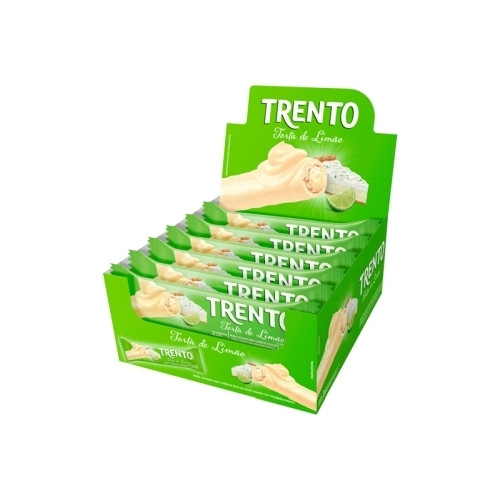 Detalhes do produto Bisc Wafer Coberto Trento 16X32Gr Peccin Torta Limao