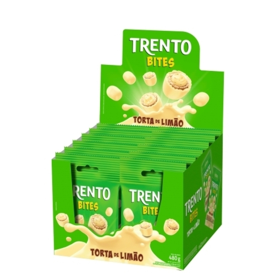 Detalhes do produto Bisc Wafer Trento Bites 12X40Gr Peccin Torta Limao