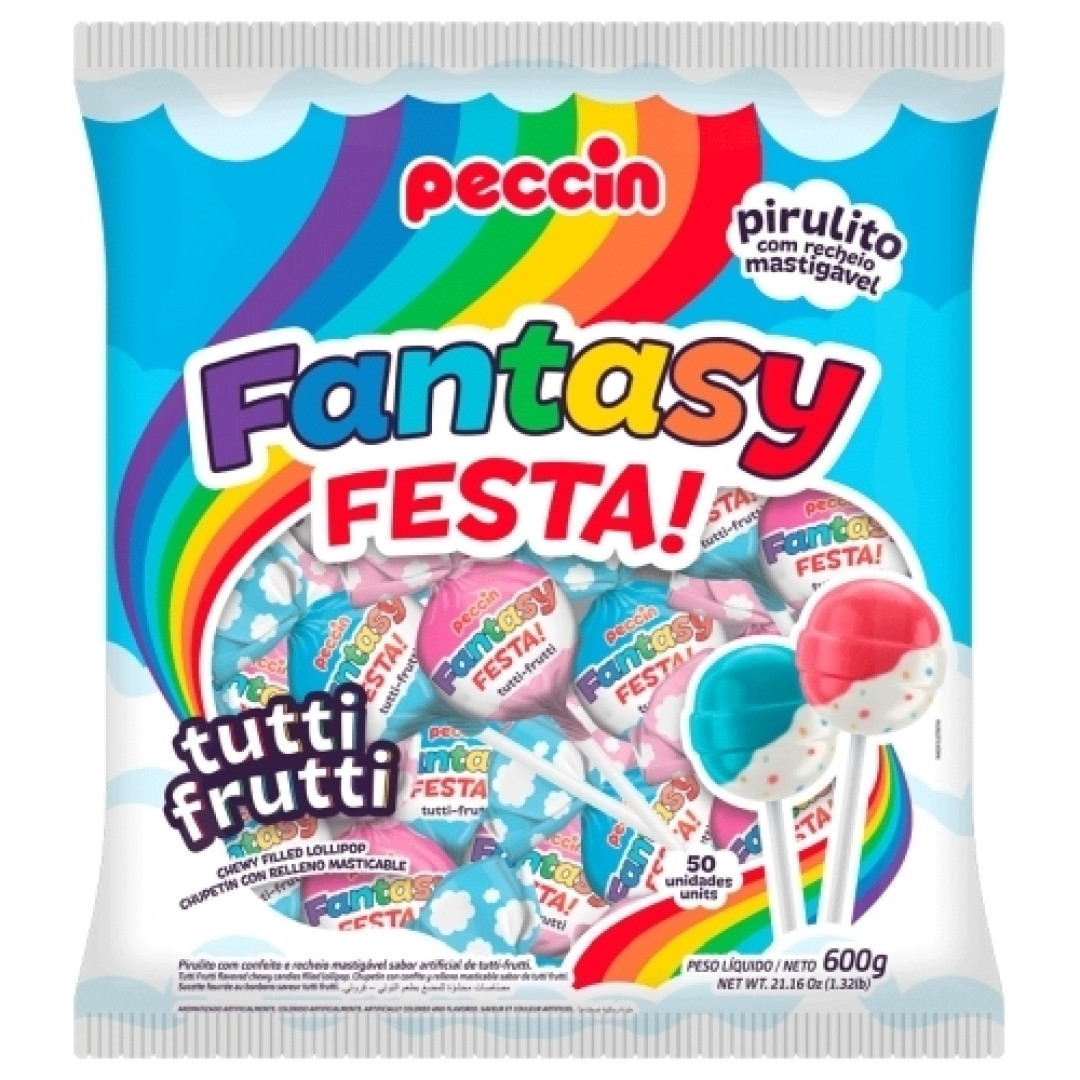 Detalhes do produto Pirl Fantasy Festa 600G Peccin Tutti Frutti