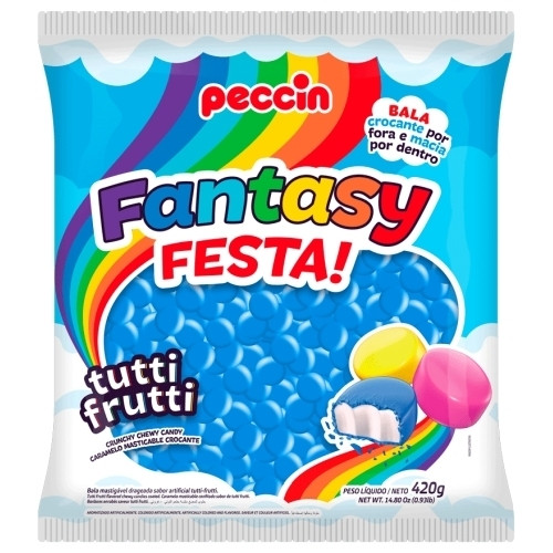 Detalhes do produto Bala Mast Fantasy Festa 420Gr Peccin Azul