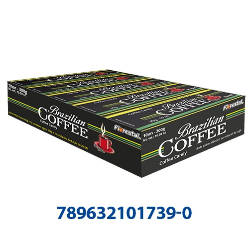 Detalhes do produto Drops Brazilian Coffee 10X30Gr Florestal Cafe