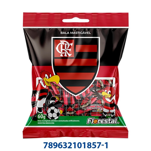 Detalhes do produto Bala Mast Flamengo 60Gr Florestal Sortido