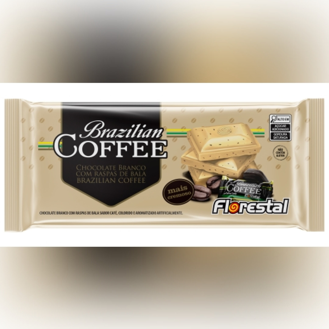 Detalhes do produto Choc Brazilian Coffee 80Gr Florestal Choc Bco.cafe