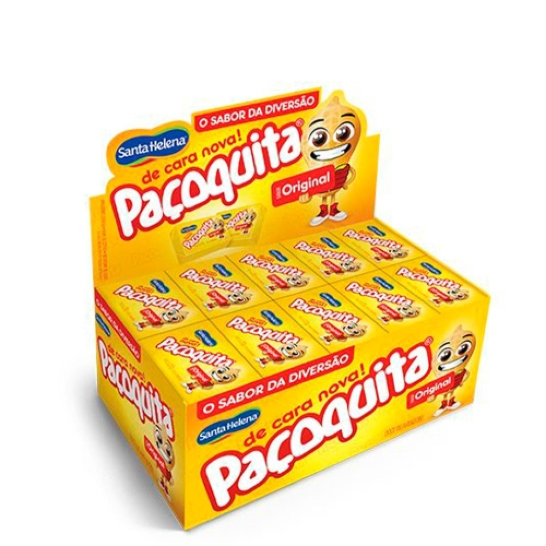 Detalhes do produto Pacoca Pacoquita Quad Embr Dp 50X20Gr St Amendoim
