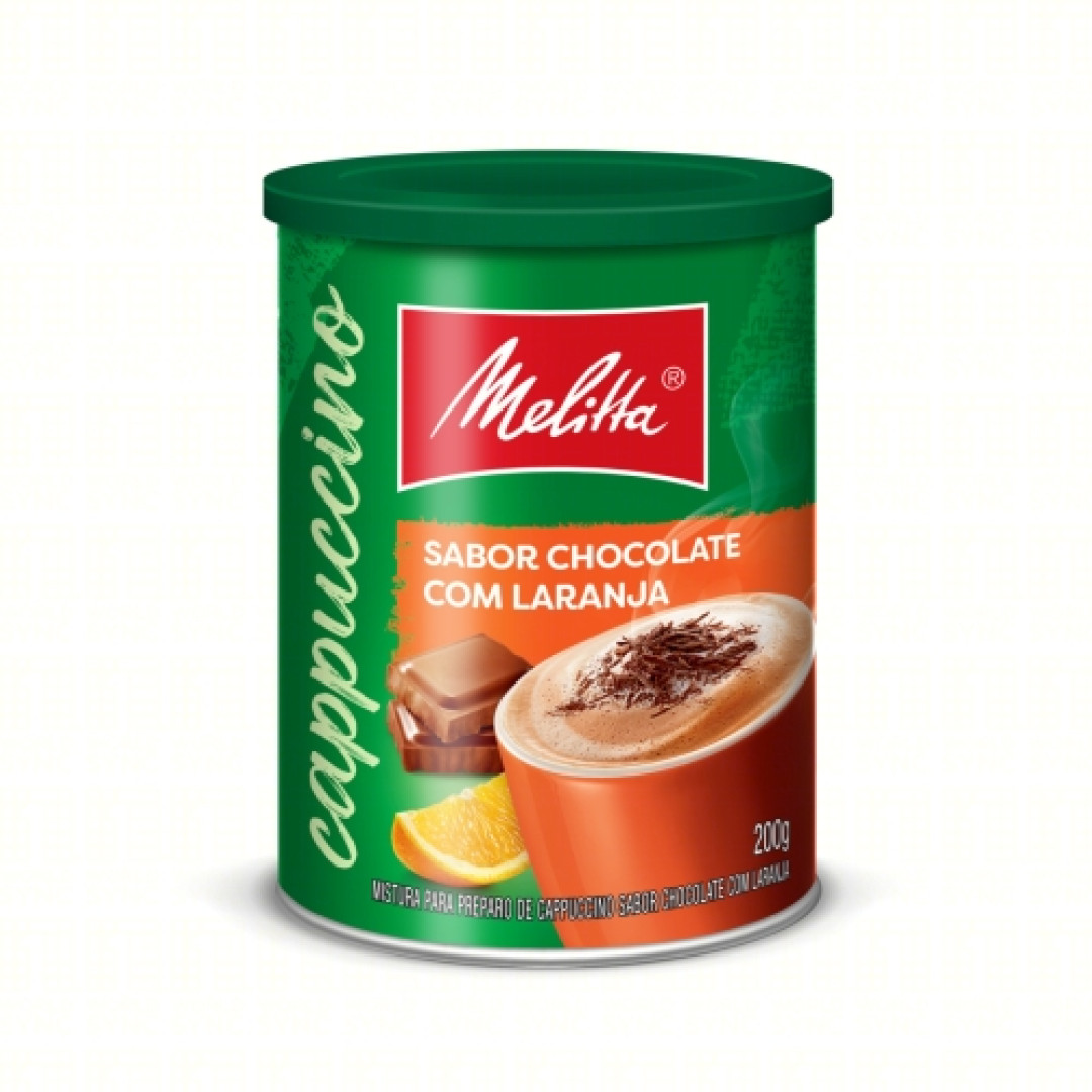 Detalhes do produto Cappuccino Pt 200Gr Melitta Laranja.chocola