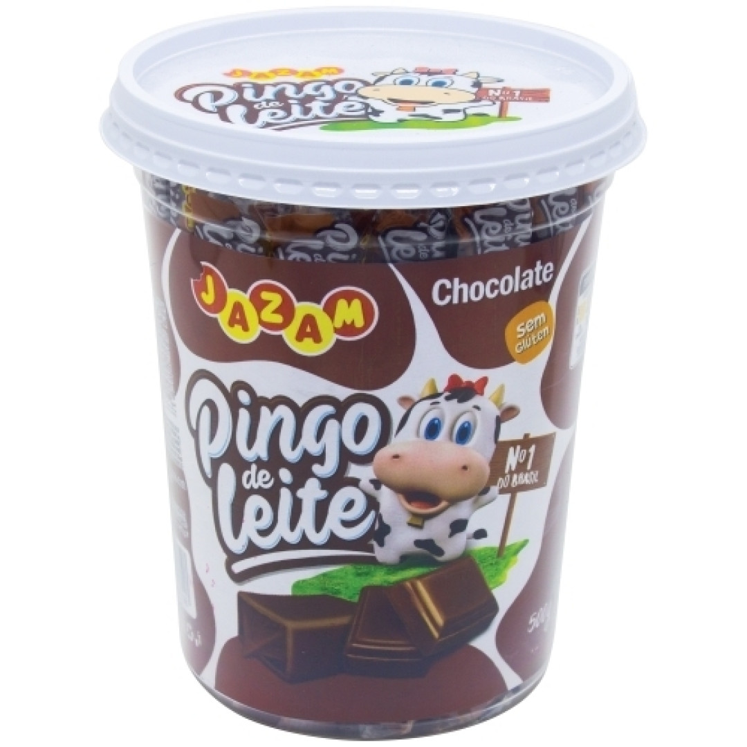 Detalhes do produto Pingo Leite Pt 50X10Gr Jazam Chocolate